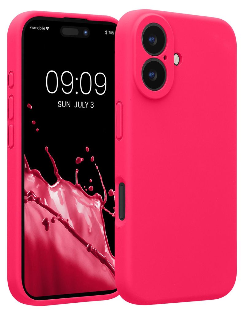 kwmobile Handyhülle für Apple iPhone 16 Hülle - gummierte Produktbild 