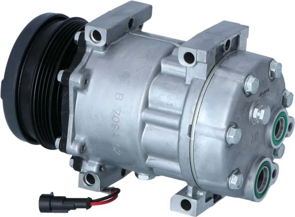Compresseur Clim STEYR - Résout les Pannes de Froid avec Poulie 112mm NRF