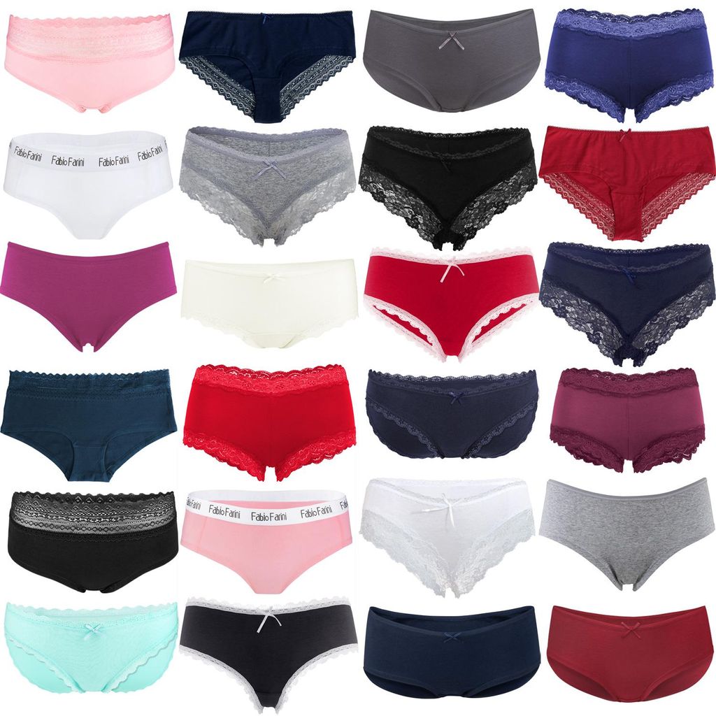 Fabio Farini - 10 Stück Frauen Unterwäsche - Mehrpack Damen Produktbild 