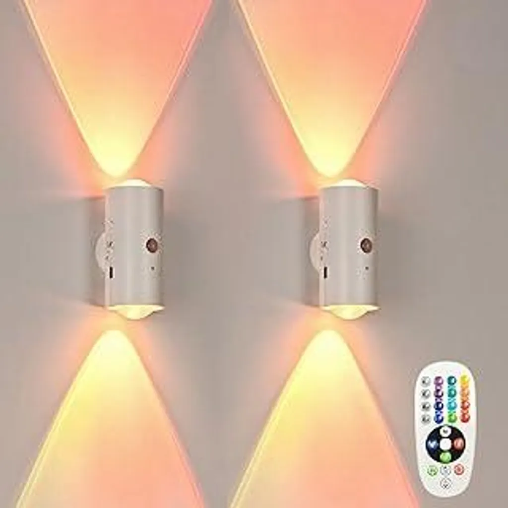 Lampada LED Smart Sensore Movimento Wireless RGB 16 Colori 2 pz