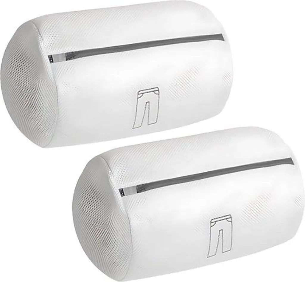 Lot de 2 sacs de lavage en filet 22 x 33 cm pour linge délicat et t-shirts