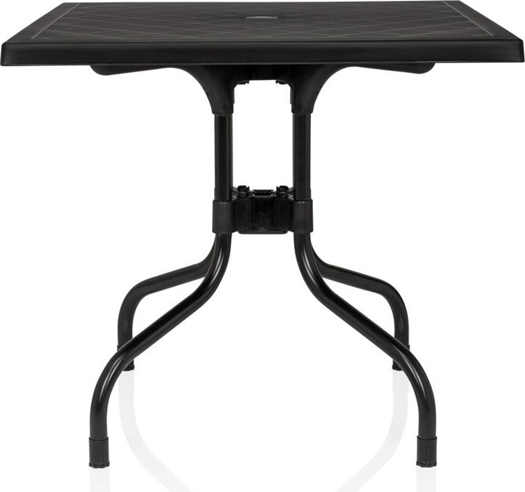 Hjh Living Klapptisch Tisch Travano T1 Kunststoff Möbel Sitzmöbel 79x79x73cm