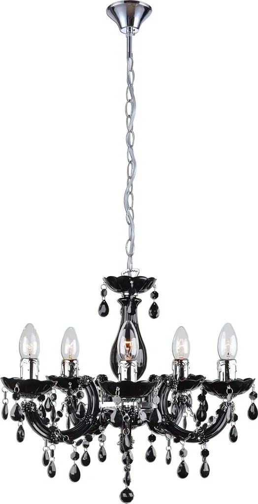 Éclairage de Plafond Design Noir Toolight Ebt002-5Cp contre les Zones Sombres