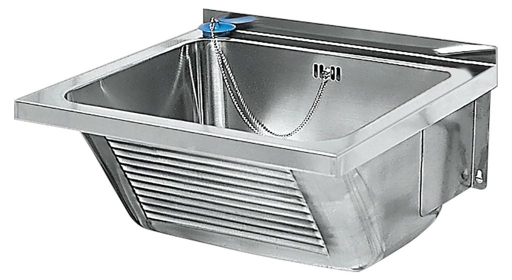KWC, lavabo mural SIRIUS, en acier inoxydable V2A, Image du produit 