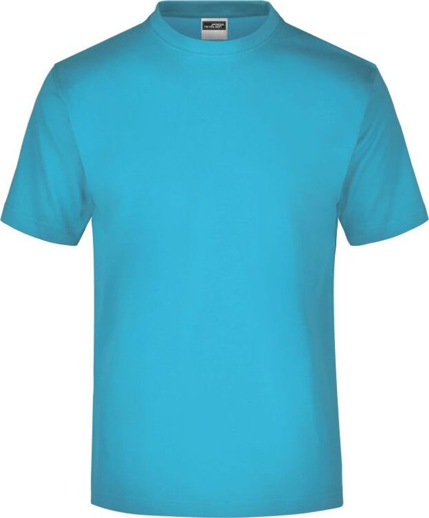 Komfort-T-Shirt aus Single-Jersey turquoise, Gr. XXL