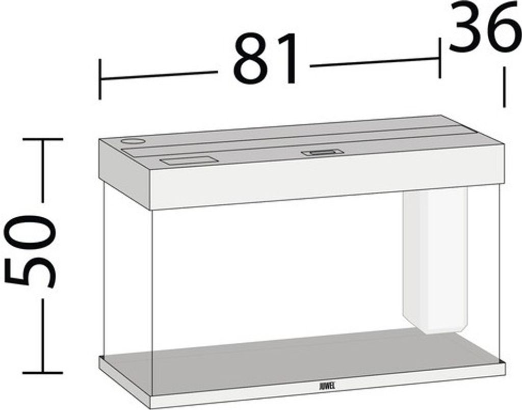 Akvárium set Rio LED 125 černé 125 l Obrázek produktu 5