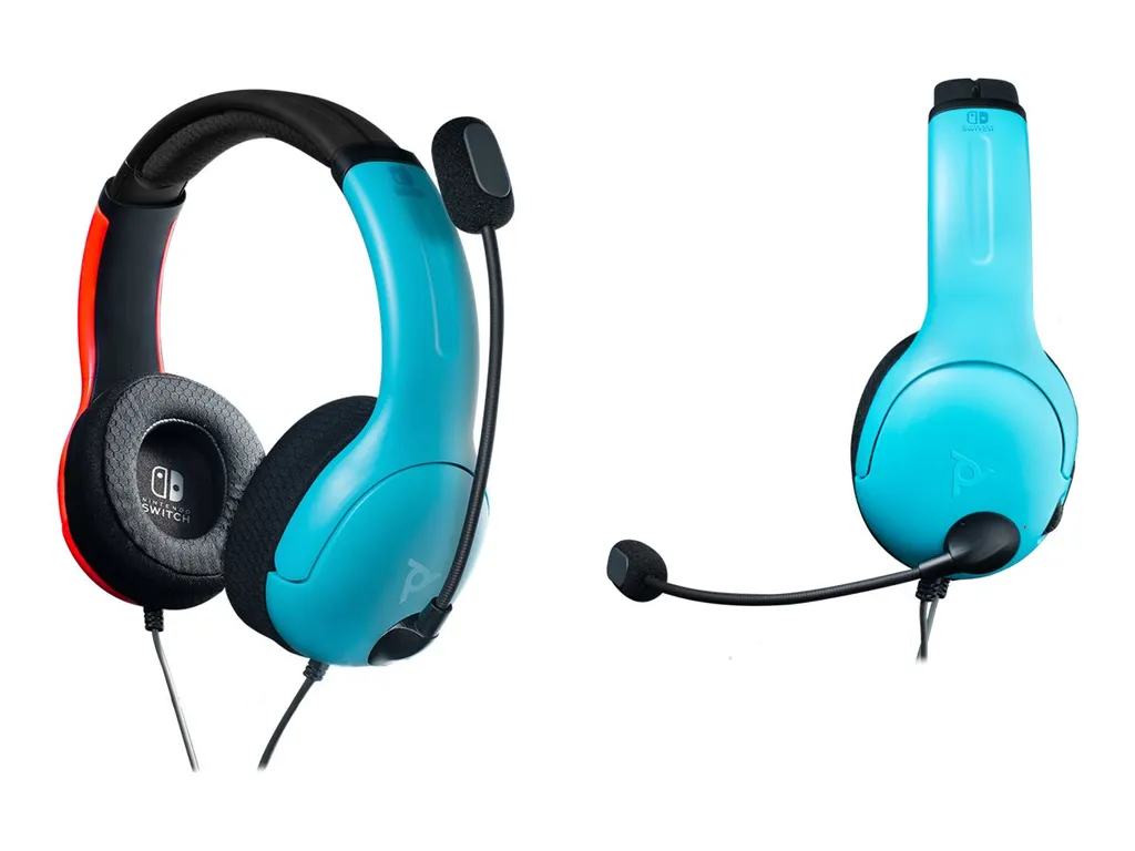 Casque Stéréo LVL40 PDP 500-162-EU-BLRD pour Nintendo Switch Bleu et Rouge - 8