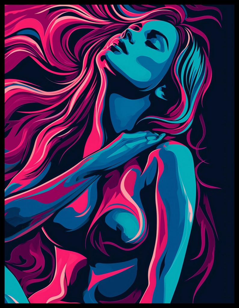 Plakat 50x65cm Blüte