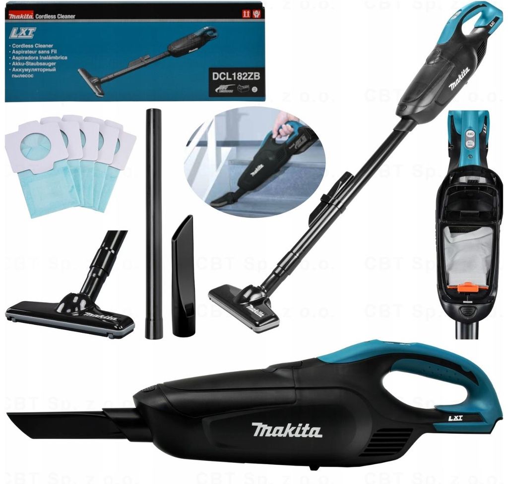 MAKITA 18-V-Akku-Handstaubsauger mit 2 Betriebsmodi für Haus und Auto
