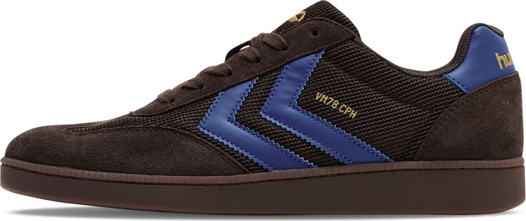 Hummel VM78 CPH MS Indoor Schuhe Sneaker braun/blau 218637-8071, Schuhgröße:41 EU