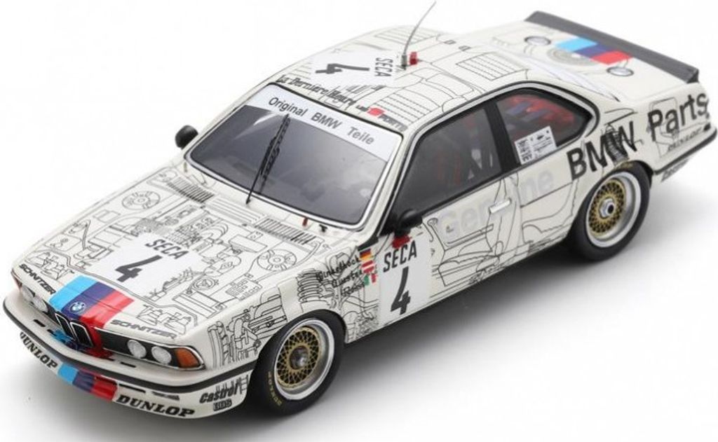 BMW 635 Csi #4 2. 24H Spa 1983 M.WINKELHOCK / D.QUESTER / C.ROSSI, SPASB654, Maßstab1/43, SPARK