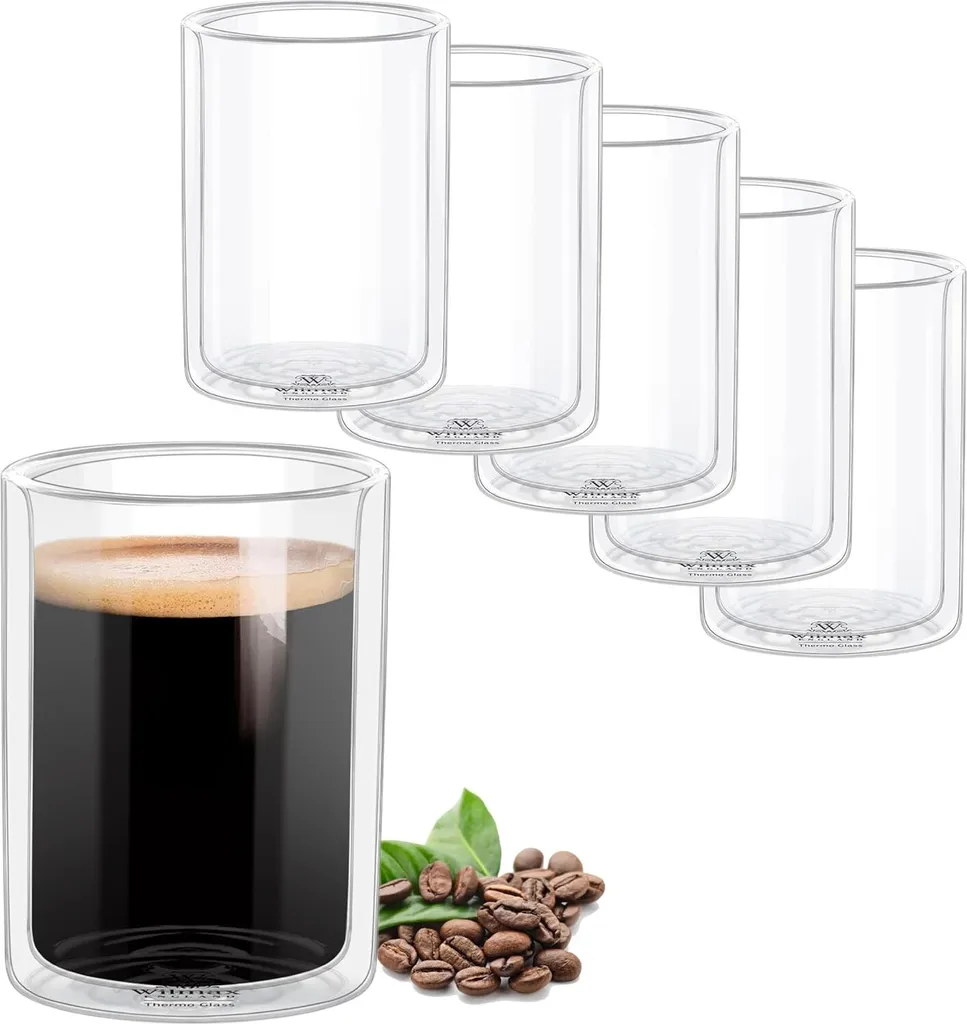 Set 6 Bicchieri Wilmax Doppia Parete 400ml WL-888785/A6 Termici