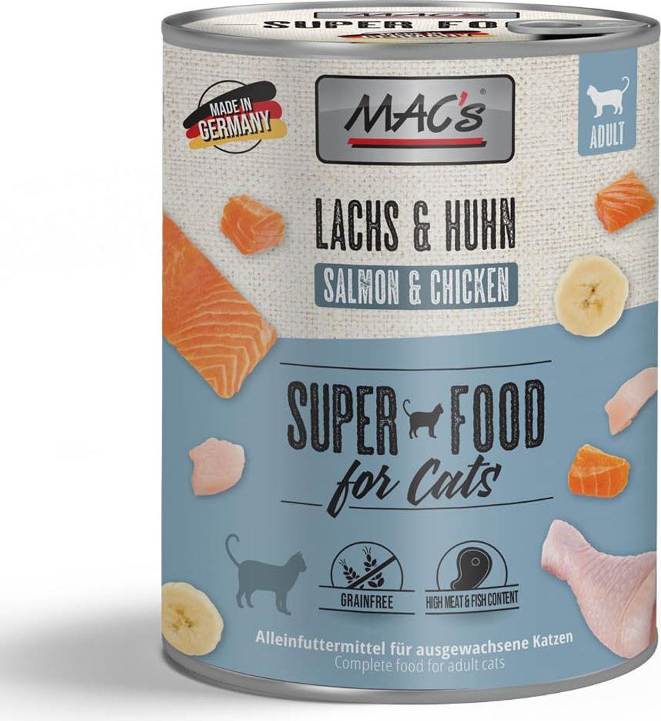 MAC's Cat saumon & poulet 800gx6 Image du produit 