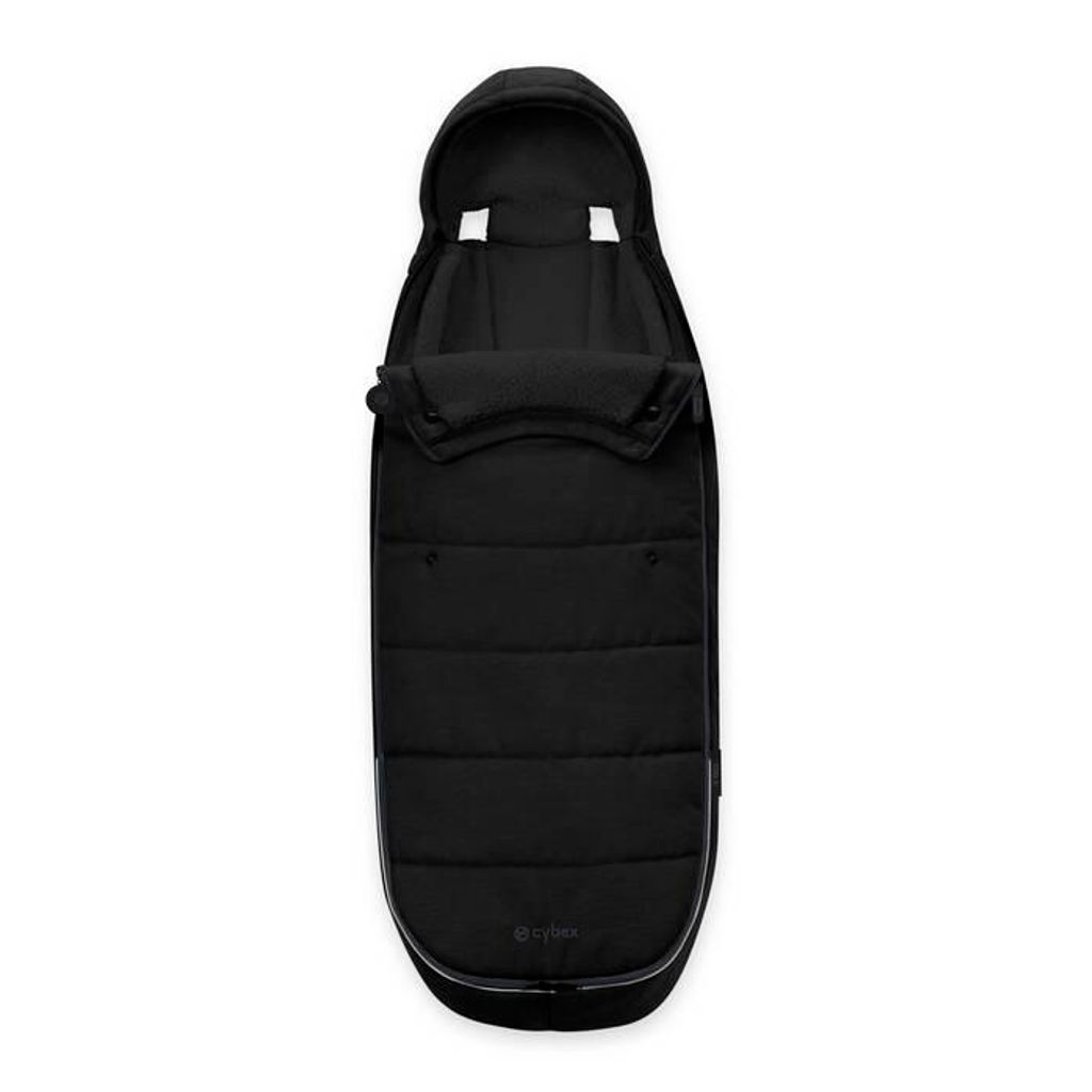 Cybex Gold Fußsack Black, warm bis -10°C, Teddyfleece, Produktbild 