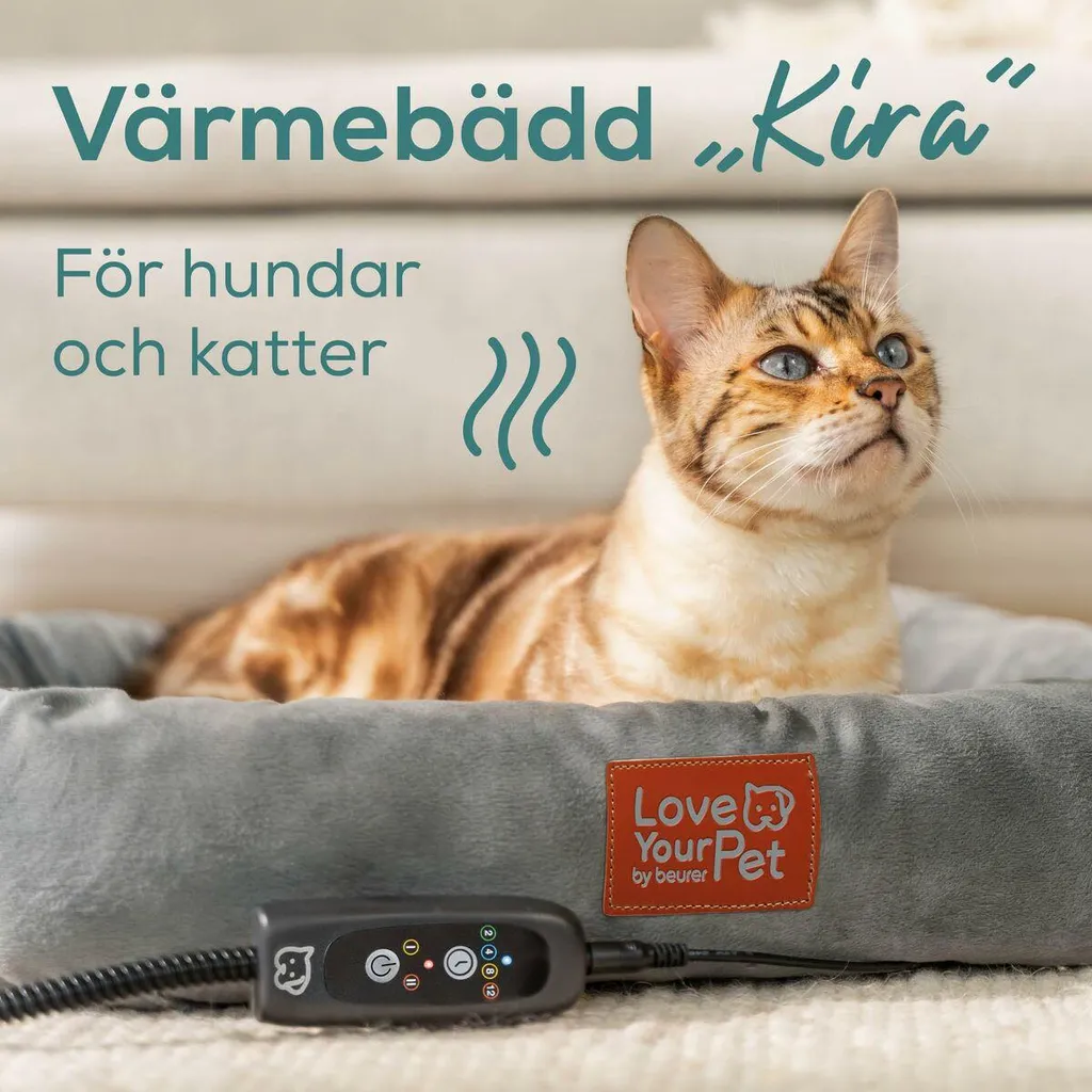 Couchage électrique Beurer PP250 KIRA Gris pour l'hiver des animaux