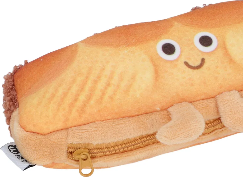 Back2Fun Astuccio In Peluche Morbido Moo & Go | Rosa | Con Cerniera E Manico In Silicone | 211x85x42 Mm | Portatutto Per Scuola, Trucco