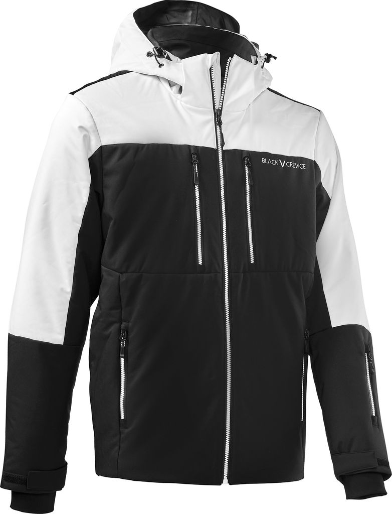 Black Crevice Herren Skijacke schwarz/weiß S Produktbild 