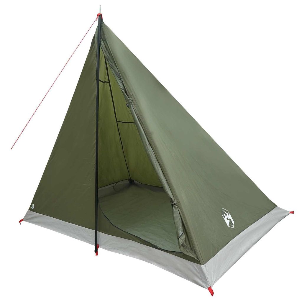 vidaXL Trekkingzelt Olive Grün 2-Personen