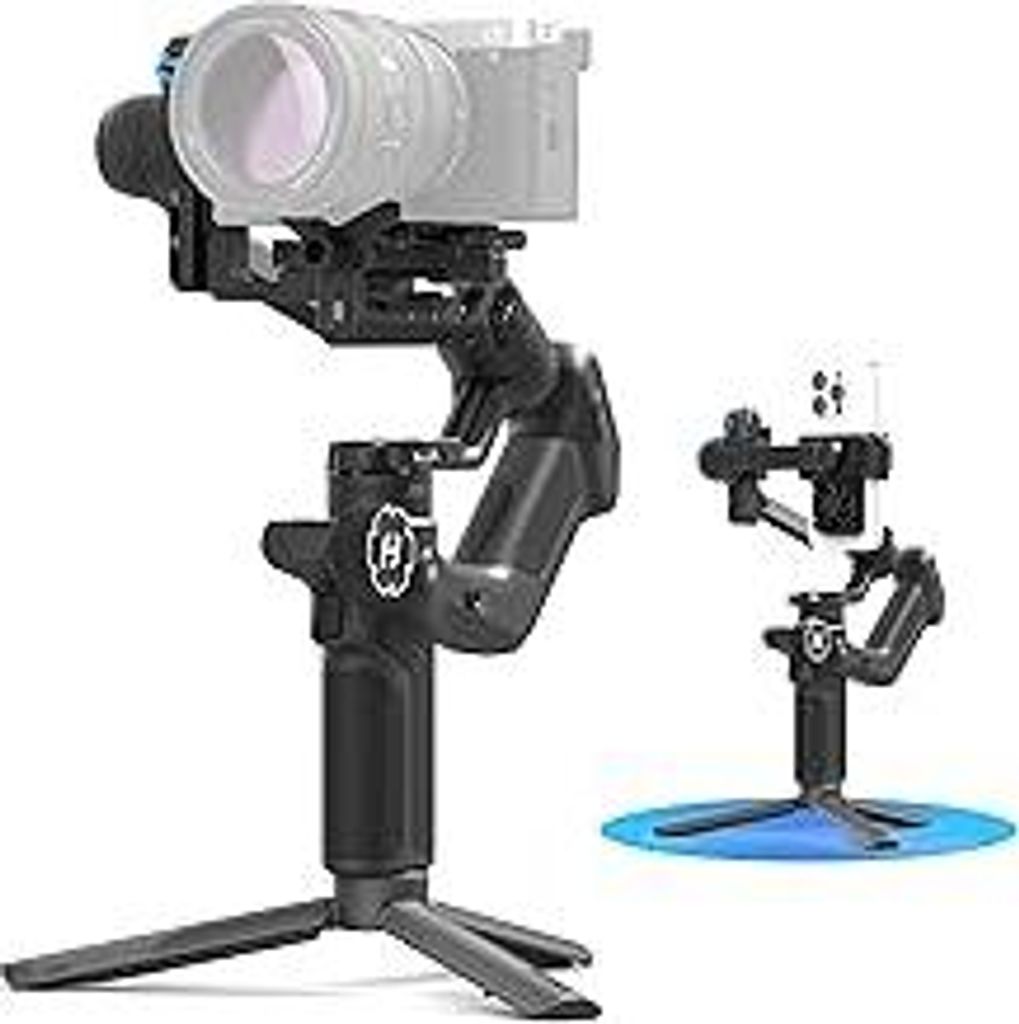 FeiyuTech SCORP Mini 3 Kit – Kamera Gimbal-Stabilisator für Sony A6400, ZV-E10, RX100, Canon EOS R50 Vlogging Kamera, Smartphone, Action Cam– ...