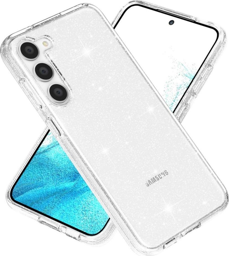 Samsung Galaxy S23 Hülle - Coverup Glitzer TPU Back Cover - Transparent
