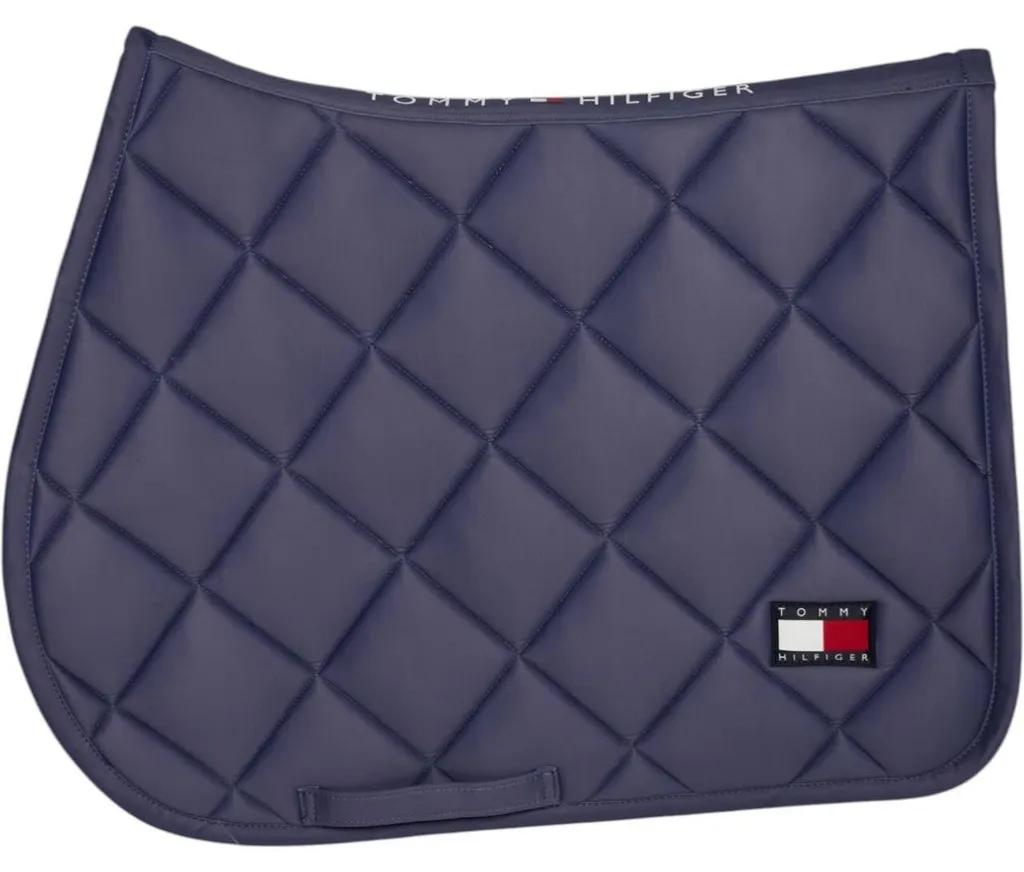 Tapis de selle de sport Tommy Hilfiger Columbia indigo pour cheval Full