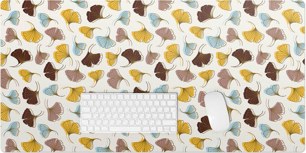 Ginkgo Hinterlässt Ein Nahtloses Muster – Produktbild 
