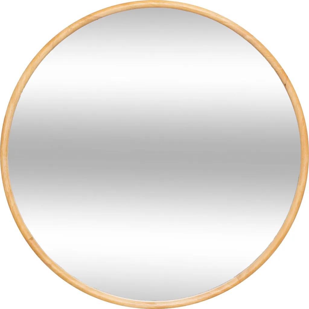 Miroir Kim marron D75 cm idéal pour agrandir une pièce et illuminer l'espace