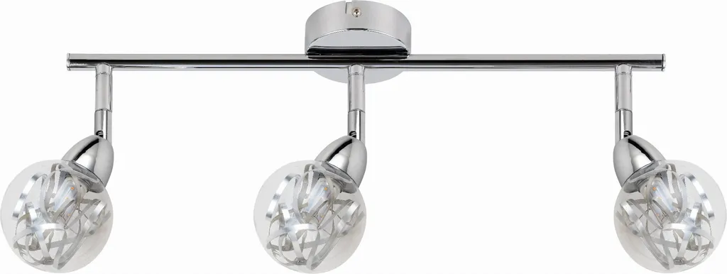 Candellux BOLO Plafonnier 93-67647 Chrome : Luminaire de Salon Moderne
