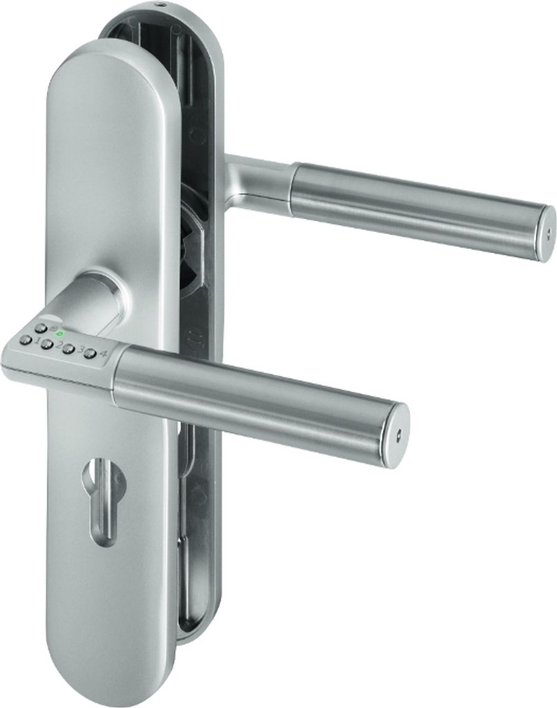 ASSA ABLOY digitaler Türbeschlag Code Handle Langschild Produktbild 