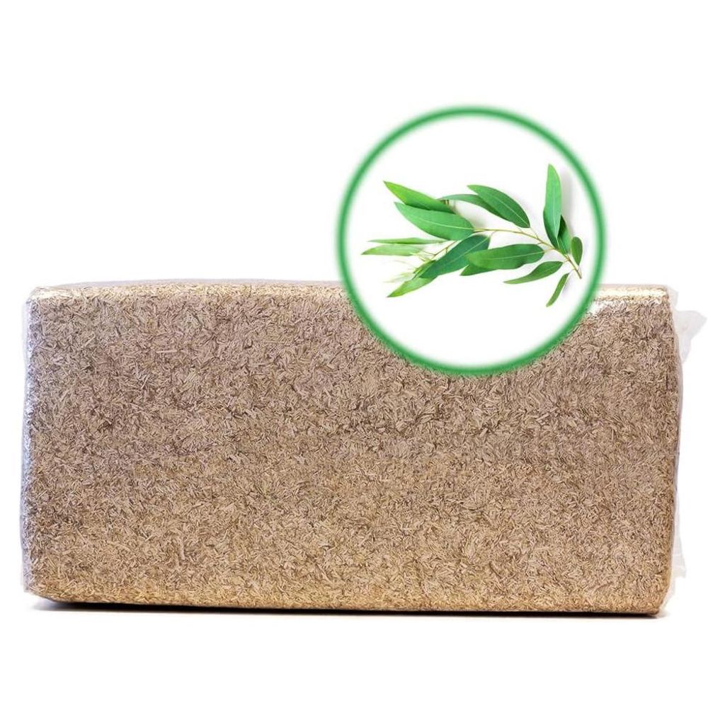 Hanfeinstreu 14 kg (150L) Einstreu für Pferde, Hühner und Nager (mit Eukalyptus)