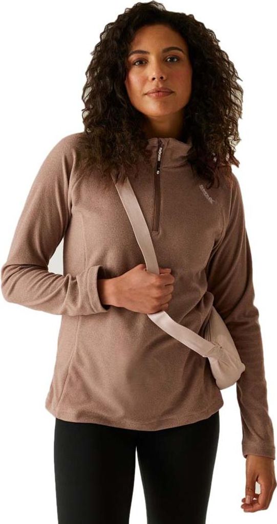 Regatta Montes Fleece Mit Halbem Reißverschluss Braun 18 Frau Braun 18