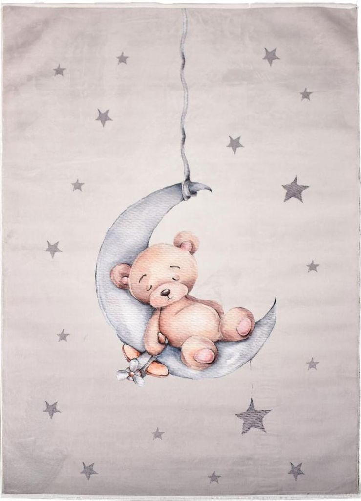 Tapis pour enfants en forme d'ours, très doux et facile Image du produit 