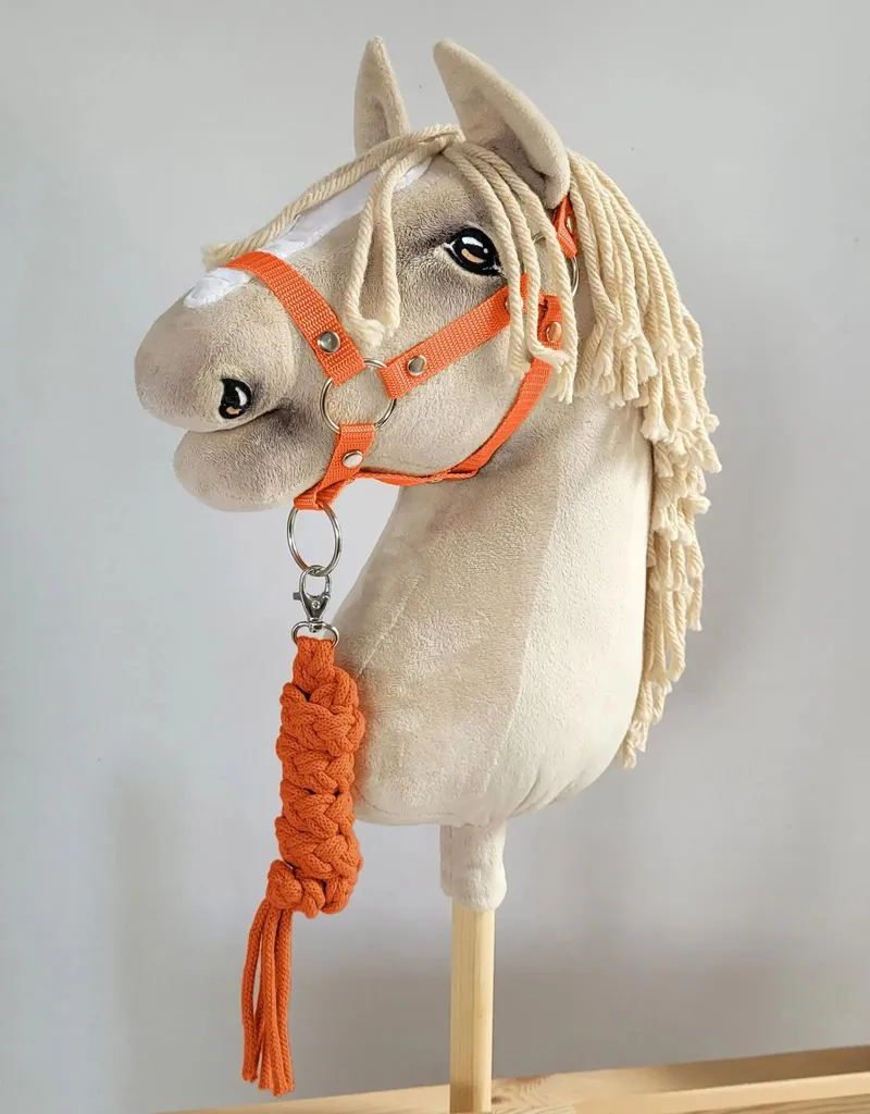 Set Bride A3 Hobby Horse pour Compétition de Saut avec Corde Orange
