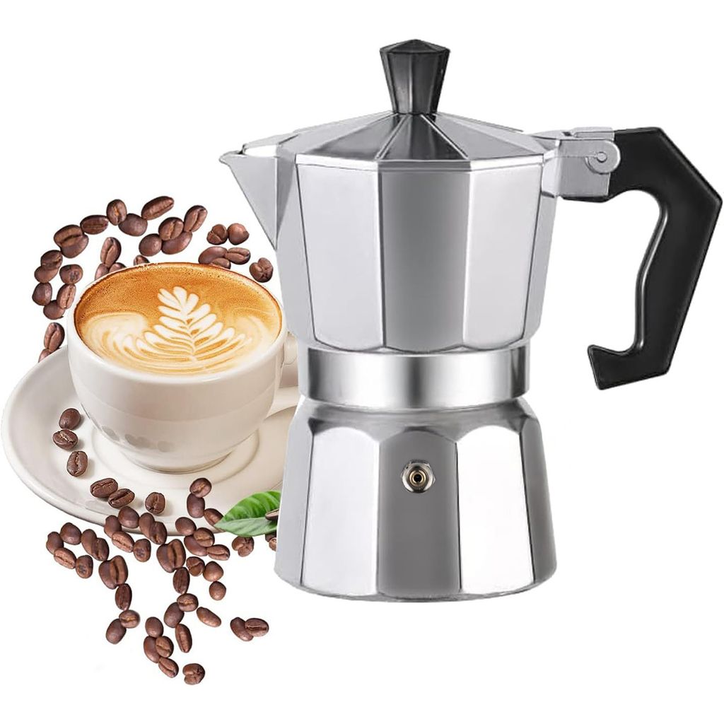 Espressokocher Für 3 Tassen Aluminium Mokka italienische Produktbild 