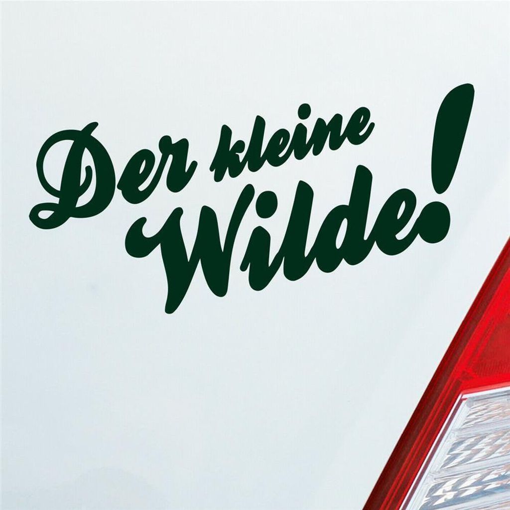 Auto Aufkleber Der kleine Wilde! Car Tuning Motorrad 18x8 Produktbild 