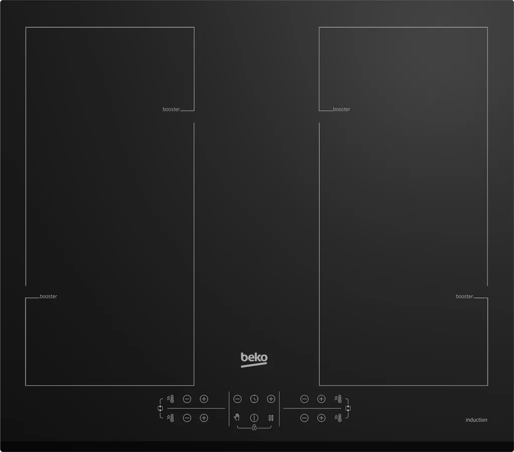 Table induction Beko HII64206F2MT noire 60 cm encastrable performante