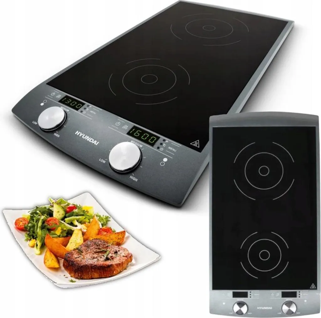 Table de cuisson induction Hyundai pour petites cuisines et studios 2900W - 5