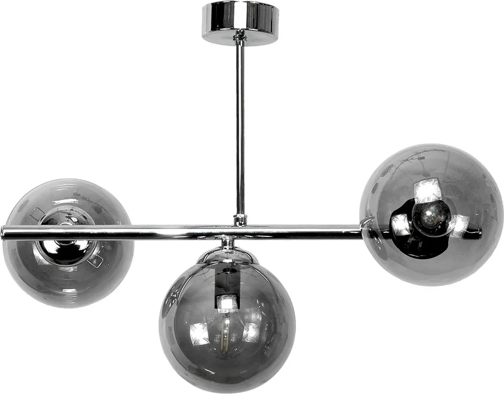 Grand Lustre Design E14 LED en Verre pour Éclairage de Table de Séjour
