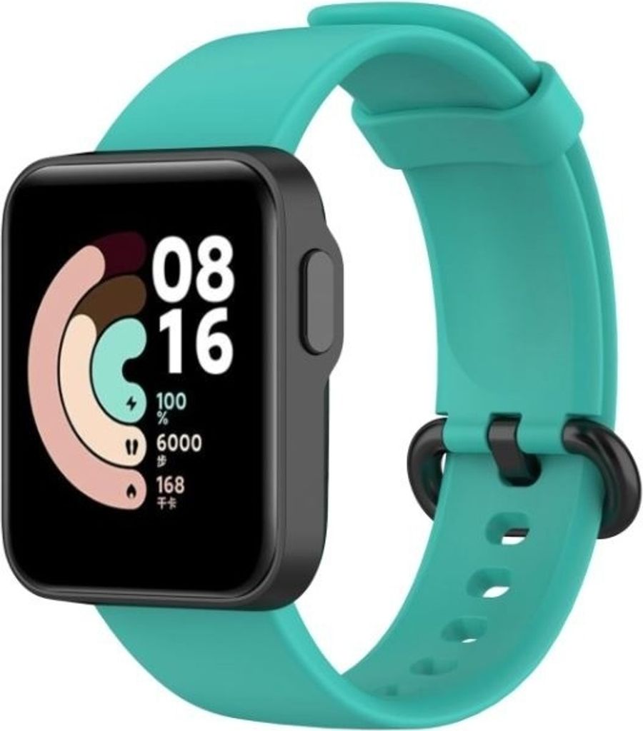 Strap-it Xiaomi Mi Watch Lite Silikonarmband (Aqua)