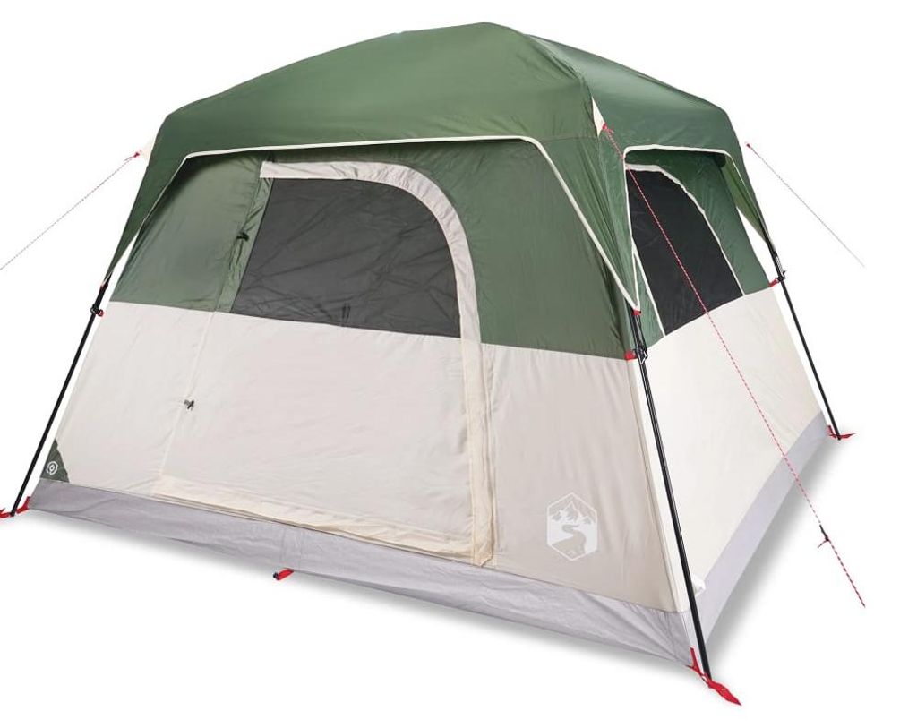 vidaXL Campingzelt 4 Personen Grün Wasserdicht Produktbild 