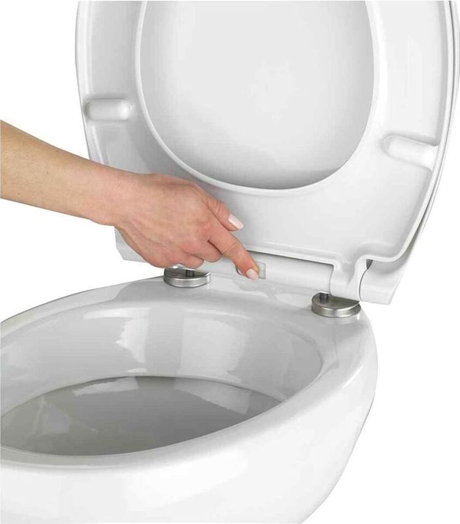 Premium WC-Sitz Samos Weiß mit Absenkautomatik Produktbild 12