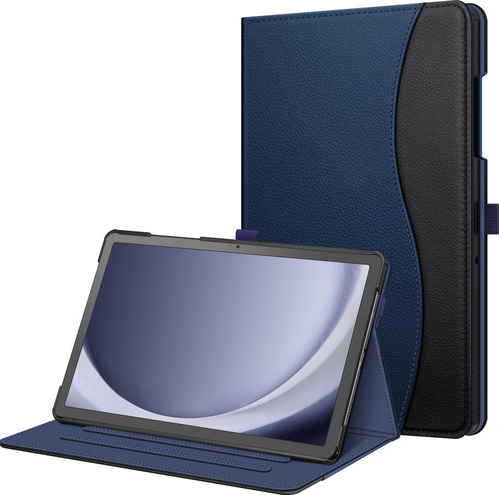 Fintie Hülle für Samsung Galaxy Tab A11+ Plus 11" 2025 / Tab A9+ Plus 11 Zoll 2023 Tablet, Multi-Winkel Folio Schutzhülle Dokumentenfach, Dunkel...