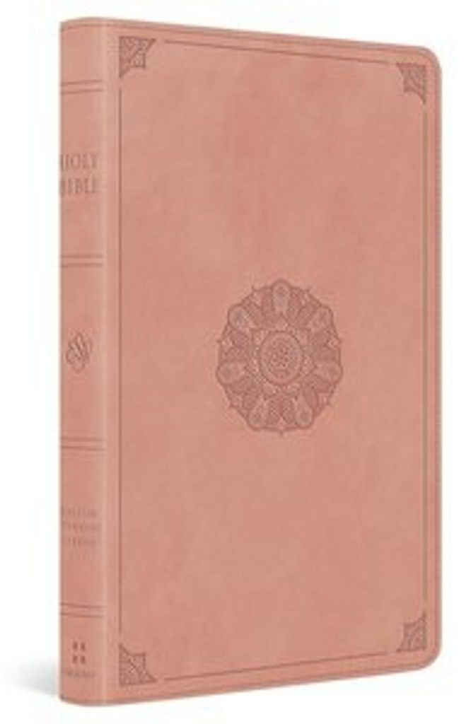 ESV Thinline Bible (Trutone, Blush Rose, Emblem Design)