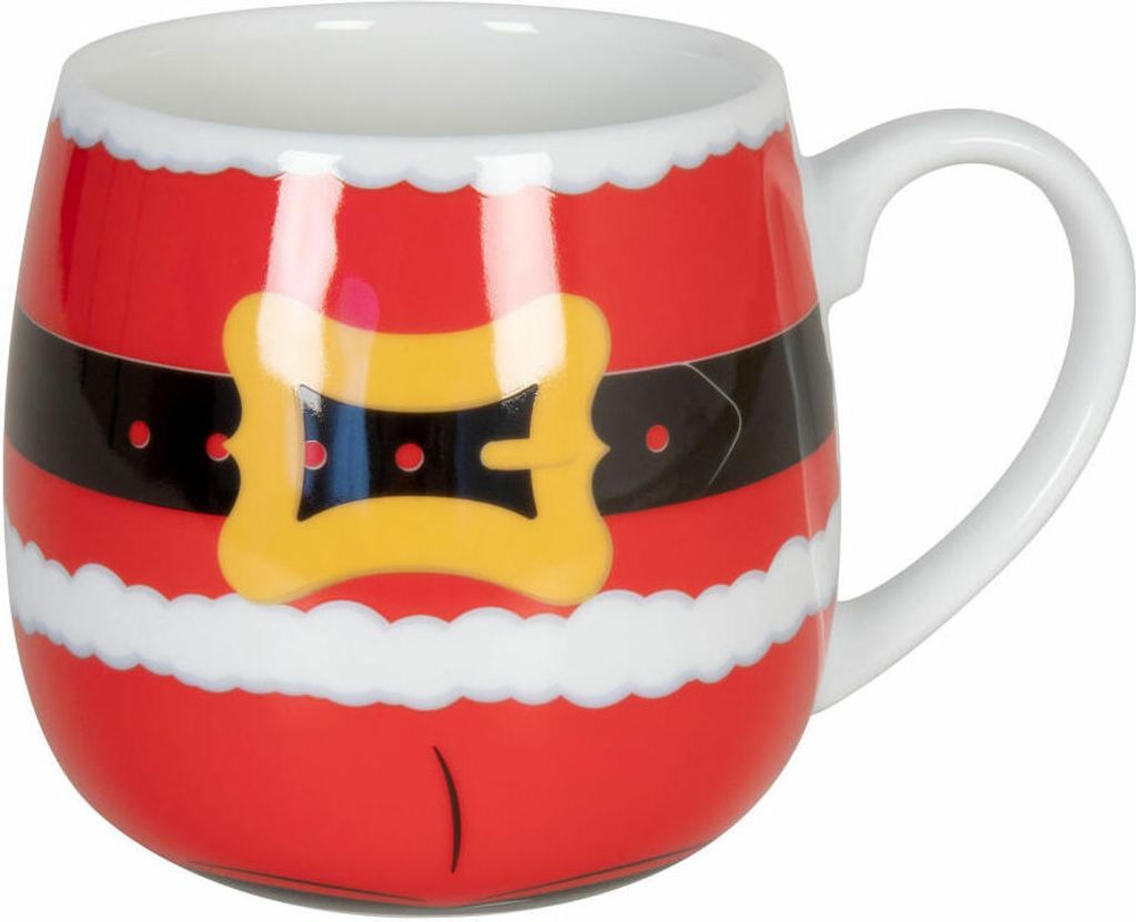 Könitz Weihnachten Santa Is Coming Kuschelbecher, Becher, Tasse, Kaffeetasse, Porzellan, 300 ml, 11 1 143 2416
