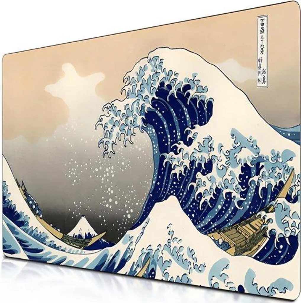 Tapis de souris Gaming XXL Anti-dérapant et Rapide - Motif Japon
