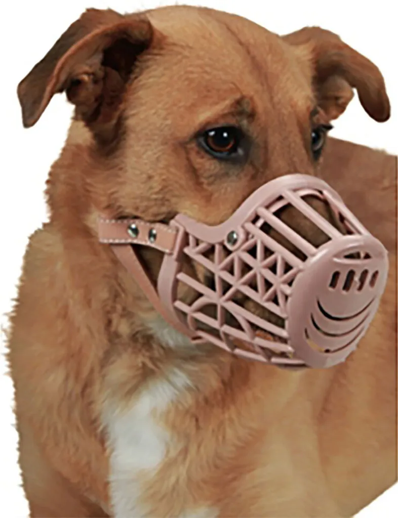 Museruola Kerbl in PVC Marrone 35 cm - Sicurezza e Comfort per Cani