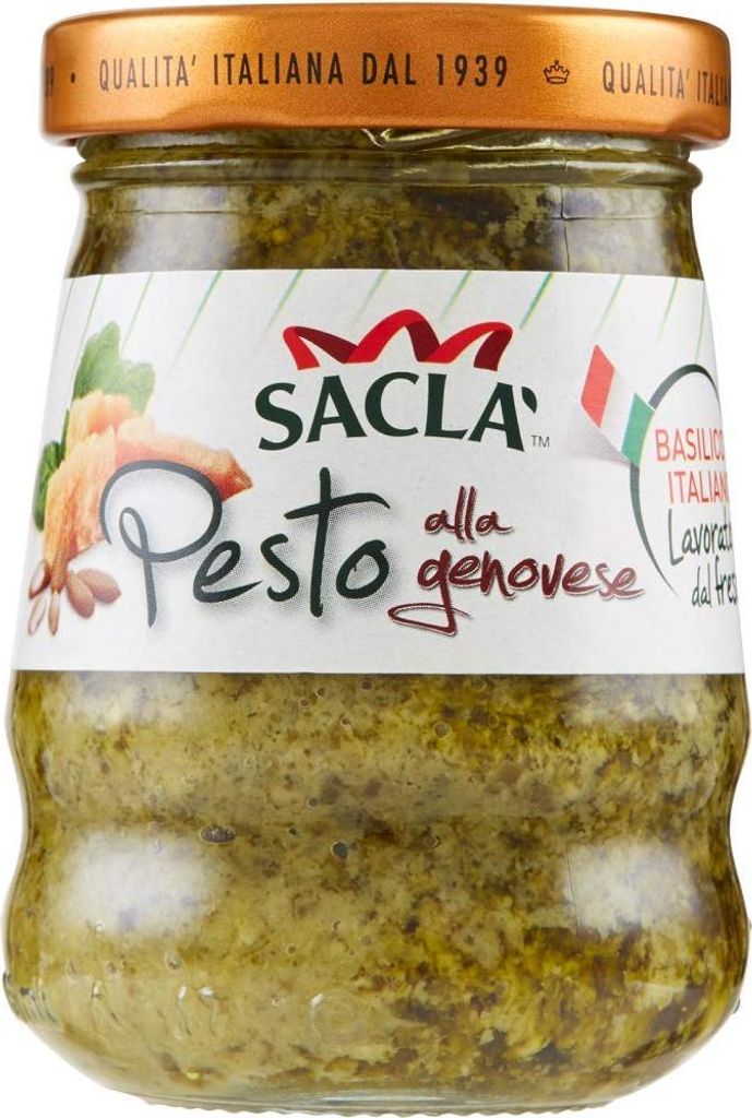 12x Saclà Pesto alla Genovese mit Basilikum 90g aus italien Sauce pasta sauce Kochsaucen