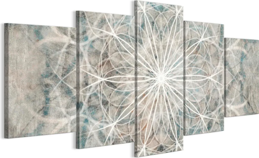 LUMASOUL Quadro Boho 5 Pezzi 150x75 cm - Offerta Tela Arredo Casa