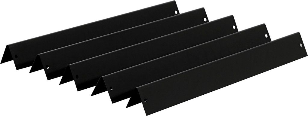 BBQ-Toro porzellanemaillierte Flammenverteiler Set (5 Stück) | 38,9 x 6,6 cm