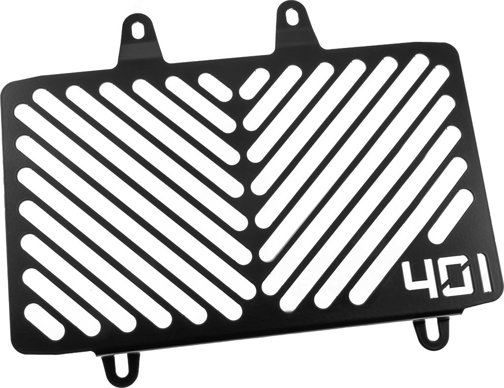 ZIEGER Kühlerabdeckung kompatibel mit Husqvarna Vitpilen 401 Logo schwarz